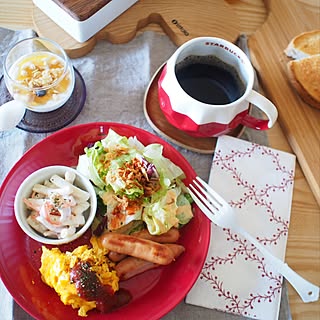 机/ダイニング/ペーパーナプキン/木製プレート/バターケース...などのインテリア実例 - 2015-12-19 13:46:00