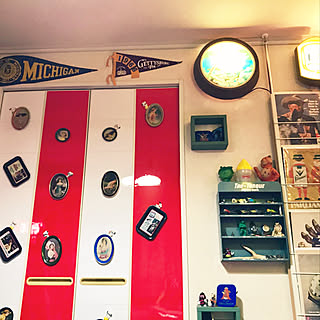 部屋全体/コカ・コーラ雑貨/コカ・コーラ/コカコーラ/ペナント...などのインテリア実例 - 2017-12-27 19:19:55