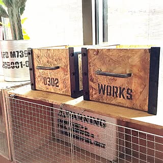 Diy Osb合板boxのインテリア 手作りの実例 Roomclip ルームクリップ