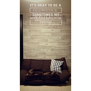 部屋全体/壁紙/木目のクロス/木目調/木目...などのインテリア実例 - 2015-02-09 09:11:16