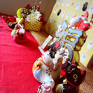 ダイソー 招き猫のインテリア実例 Roomclip ルームクリップ