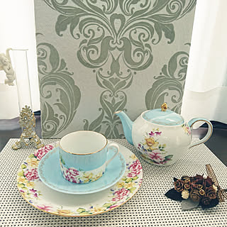 ティーセット/ポーセラーツ/エンジェル/トロッケン/壁紙...などのインテリア実例 - 2019-01-06 10:42:46