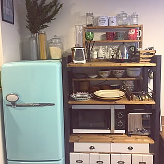 キッチン/海外ドラマみたいな部屋に住みたい/外国のアパルトメント系/DIY/一人暮らし...などのインテリア実例 - 2017-01-17 16:36:58