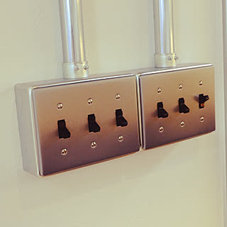 露出スイッチのインテリア実例 Roomclip ルームクリップ