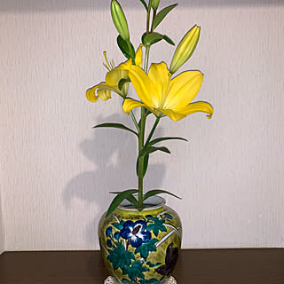 花瓶 ゆりのおしゃれなアレンジ 飾り方のインテリア実例 Roomclip ルームクリップ