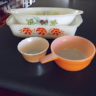 キッチン/古い物が大好き.。.:*♡/リサイクルショップの戦利品♪/ヴィンテージ雑貨/ファイヤーキング...などのインテリア実例 - 2015-10-11 11:42:00