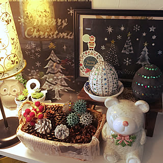 棚/maiyukapi さんから/クリスマス/ありがとう/maiyukapiちゃんの作品♡...などのインテリア実例 - 2017-11-26 14:22:59