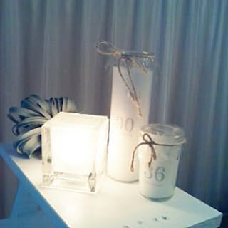 癒し系(*˘ᗜ˘*)♡/いいね♥400人感謝です♥/ampoule⇒アロマポット♥/テーブルランプ⇒クービコ♥/キューブ型ランプ♥...などのインテリア実例 - 2017-08-10 19:20:31