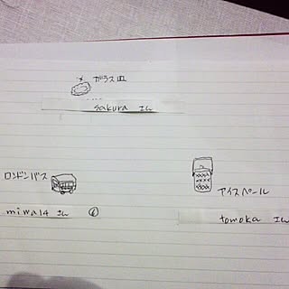 フォロワーさまに感謝♡/くじ引き完了/相方さんによる抽選のインテリア実例 - 2016-06-01 21:38:53
