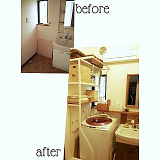 レンガ 洗濯機のインテリア実例 Roomclip ルームクリップ