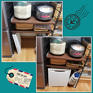 キッチン/コーナン/ゴミ箱/ベルメゾン/ガラス瓶...などのインテリア実例 - 2018-11-02 10:16:06