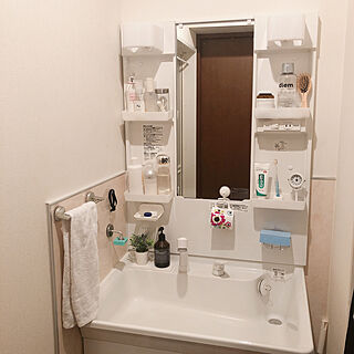一人暮らし 独立洗面台のインテリア レイアウト実例 Roomclip ルームクリップ