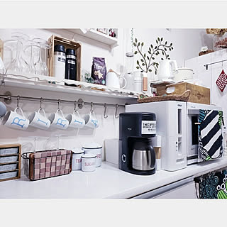 おうちカフェ おしゃれ家電のインテリア実例 Roomclip ルームクリップ