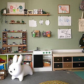 おもちゃ収納 おままごとキッチン Ikeaのインテリア実例 Roomclip ルームクリップ