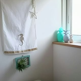 バス/トイレ/いいね&フォローありがとうございます☆/押し逃げばかりですみません。/パイナップル大好き/パイナップルランプのインテリア実例 - 2017-05-11 08:15:27