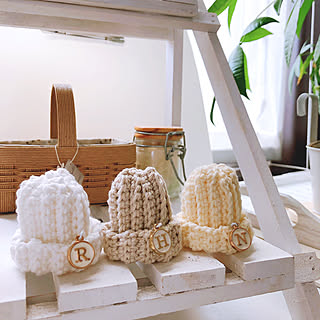 ニット帽編みました/ハンドメイド♡/RCの出会いに感謝♡/ナチュラルインテリア/2019.9.2...などのインテリア実例 - 2019-09-02 22:09:21