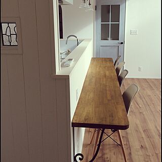 カフェ風 カウンターテーブルのインテリア実例 Roomclip ルームクリップ
