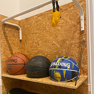 バスケットボール ボール収納のアイデア・おしゃれなインテリア実例 
