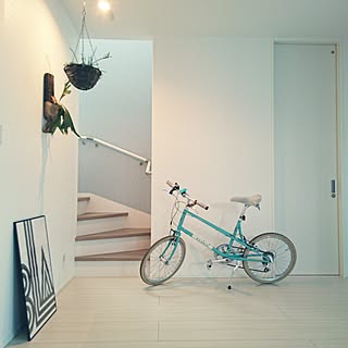 自転車 壁紙のインテリア実例 Roomclip ルームクリップ