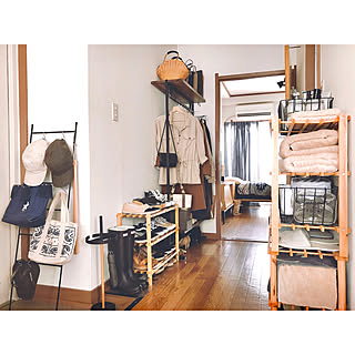 一人暮らし バッグ置き場のインテリア レイアウト実例 Roomclip ルームクリップ