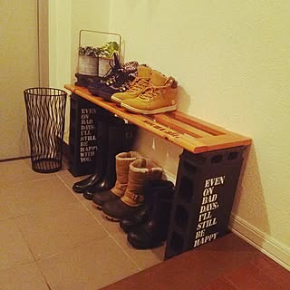 Diy 発泡スチロールブロックのインテリア 手作りの実例 Roomclip ルームクリップ