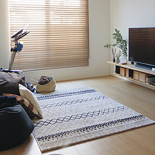 ソファーなしリビング ナチュラルヴィンテージのインテリア実例 Roomclip ルームクリップ