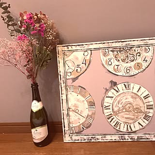 ワインボトルの花瓶のインテリア実例 Roomclip ルームクリップ
