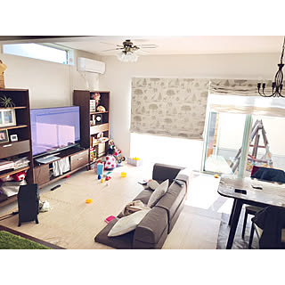 リビング/畳コーナーから撮影/おもちゃ/こどものいる暮らし/ダイニングシート...などのインテリア実例 - 2018-11-04 01:01:30