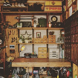 弾薬箱/インダストリアル/アンティーク/手提げ金庫/DIY...などのインテリア実例 - 2016-05-24 20:31:50