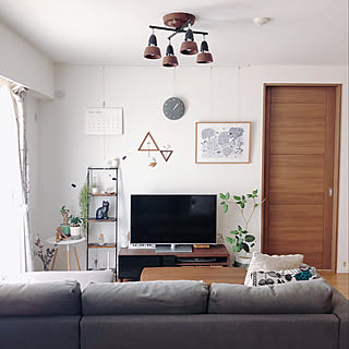 北欧 壁掛けさんかくのインテリア実例 Roomclip ルームクリップ