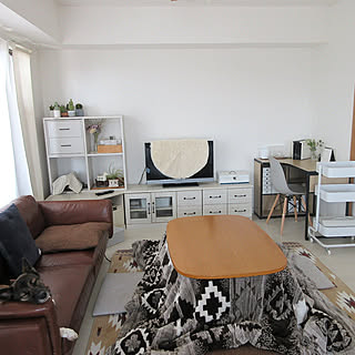 リビング/無印良品/マンション/イームズチェア/犬のいる暮らし...などのインテリア実例 - 2020-02-19 22:50:20
