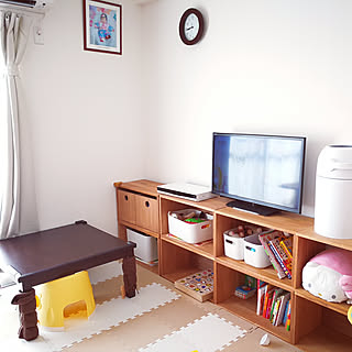 テレビ台 赤ちゃんのいる暮らしのおしゃれなアレンジ 飾り方のインテリア実例 Roomclip ルームクリップ