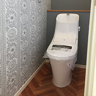 北欧 トイレ 壁紙のおしゃれなインテリア 部屋 家具の実例 Roomclip ルームクリップ
