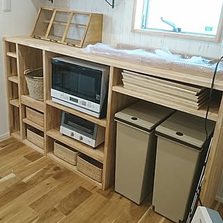 キッチン/新居/ガラス容器/Instagram→makomi/marushohomedesining...などのインテリア実例 - 2017-02-14 19:40:49