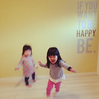 部屋全体/子供部屋/アクセントウォール/子供と暮らす/ウォールステッカー...などのインテリア実例 - 2015-02-12 07:53:46