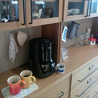 キッチン/コーヒーメーカー/ルクルーゼ/コーヒー/ルクルーゼのマグカップのインテリア実例 - 2017-11-25 08:35:09
