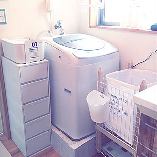 バス/トイレ/ダイソー/無印/DIY/脱衣所...などのインテリア実例 - 2020-01-08 15:47:15