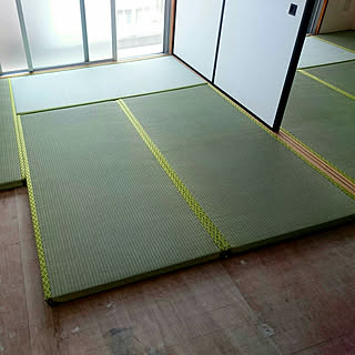 和室/畳も自分でできちゃう/持つべきものは友/4万円がタダで\(^^)//畳の表替え...などのインテリア実例 - 2018-05-27 19:26:44