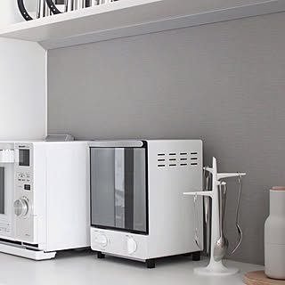 キッチン/menu ミル/ALESSI カトラリー/ヘルシオオーブンレンジ/グレーの壁...などのインテリア実例 - 2018-03-07 11:33:35