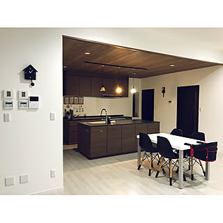 部屋全体/御影石/Panasonic kitchen/Panasonic/ペンダントライト...などのインテリア実例 - 2018-05-16 15:00:24