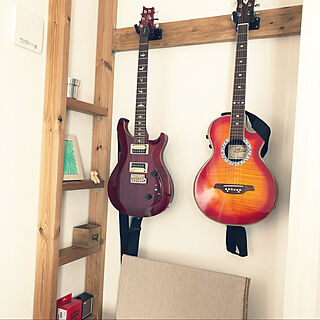 ギター壁掛けのインテリア実例 Roomclip ルームクリップ