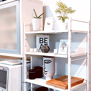 キッチン/モノトーン/IKEA/ニトリ/模様替え...などのインテリア実例 - 2019-01-08 20:23:17