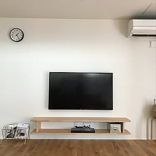 Ikea 壁掛けテレビのインテリア実例 Roomclip ルームクリップ