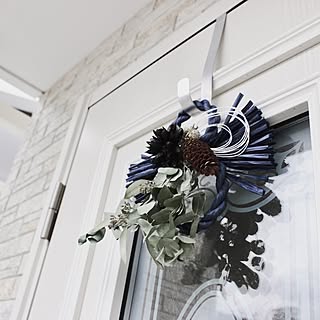 しめ縄リース 玄関ドア外側のリースのインテリア実例 Roomclip ルームクリップ しめ縄リース 玄関ドア外側のリースのインテリア実例 Roomclip ルームクリップ