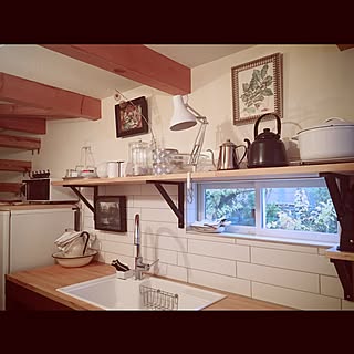キッチン/キッチン/L字型キッチン/造作キッチン/DIY...などのインテリア実例 - 2015-11-13 01:43:51