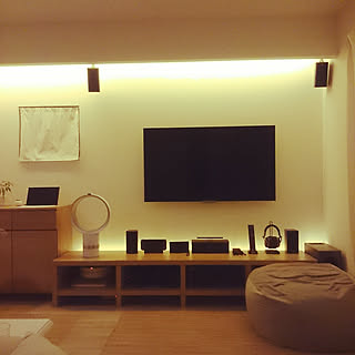 部屋全体 Ledテープライトのインテリア実例 Roomclip ルームクリップ