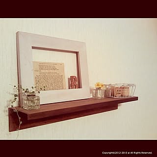 棚/手作り棚/昔々のインテリア実例 - 2013-02-08 09:40:40