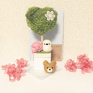 anzさんのくまさんマグネット♡/いいね、フォロー本当に感謝です♡/なかなか訪問できずごめんなさい(;_;)/のちほどお邪魔します ..ˊᵕˋ..*/宝物✨...などのインテリア実例 - 2019-05-19 02:06:33