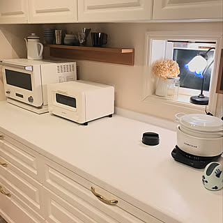 キッチン/壁に付けられる家具/バックセット/バルミューダ トースター/バルミューダ レンジ...などのインテリア実例 - 2019-02-04 23:02:10