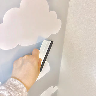 壁/天井/tempaper/貼りやすいです。/いいね、フォロー本当に感謝デス☺︎/ニトリ2017インテリアペーパーモニター...などのインテリア実例 - 2018-02-05 19:25:15